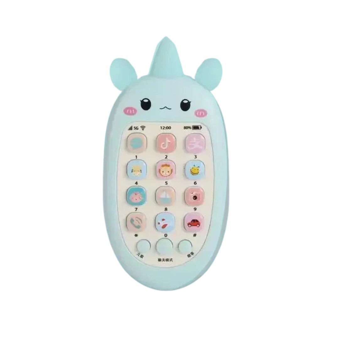 GiggleLine™ – Babytelefoon met muziek & licht – Educatief peuterspeelgoed