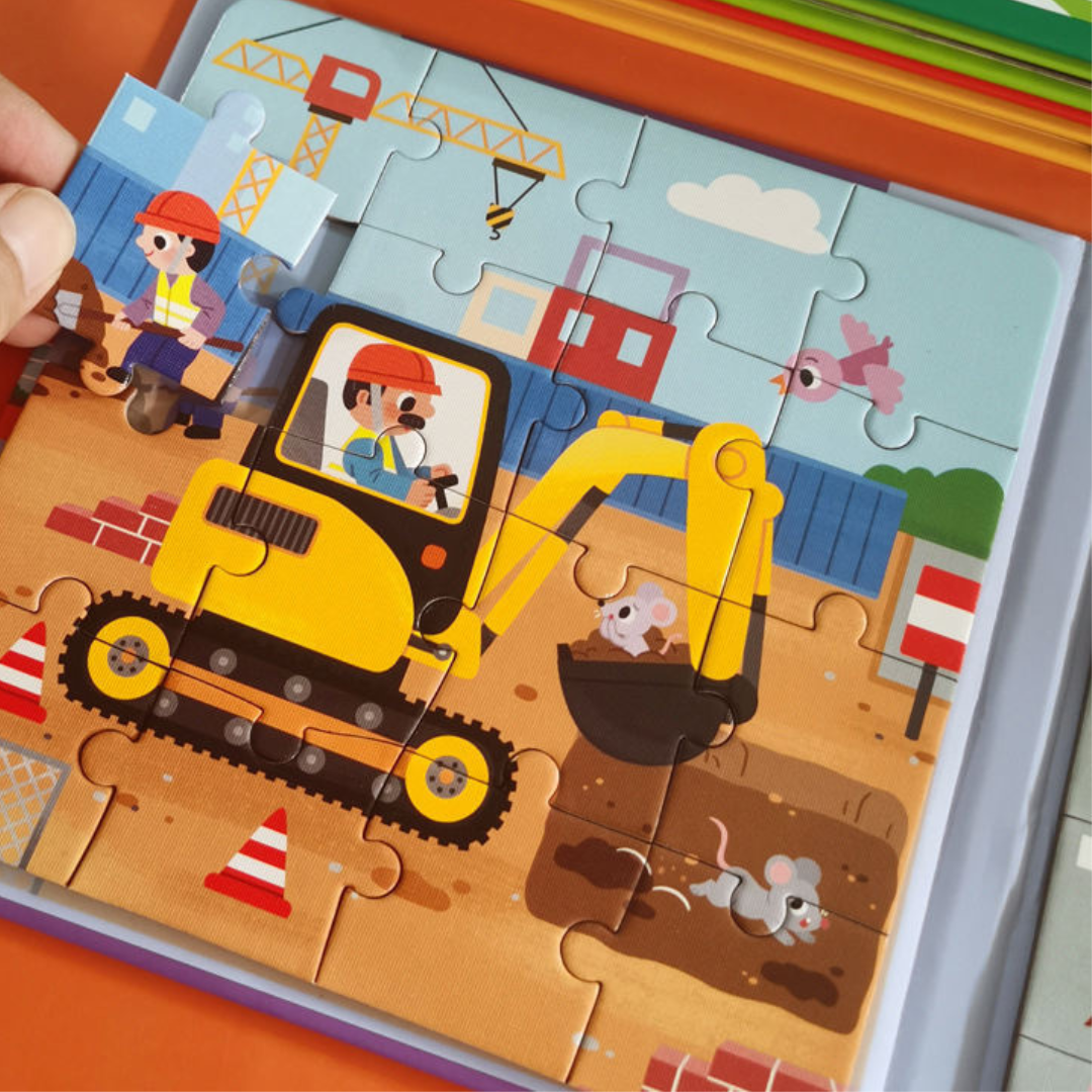 PuzzleTales™ – Magnetisch Montessori Boek – Educatief Speelplezier