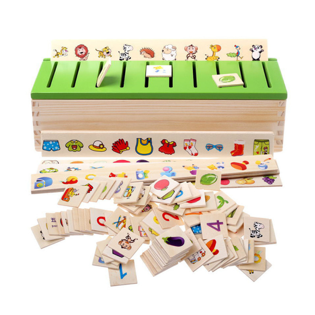 4Ever Wood™ Sorteer Doos - Montessori leer speelgoed