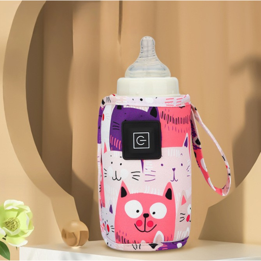 WarmEase™ – Draagbare Flessenwarmer met USB – Praktisch voor Onderweg