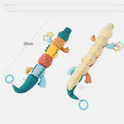 Sensory Croco™ – Stimuleert de zintuigen  – Rammelaar krokodil