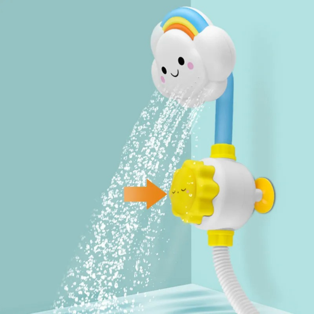 SunnySprinkle™ – Een vrolijke regenbui in het bad