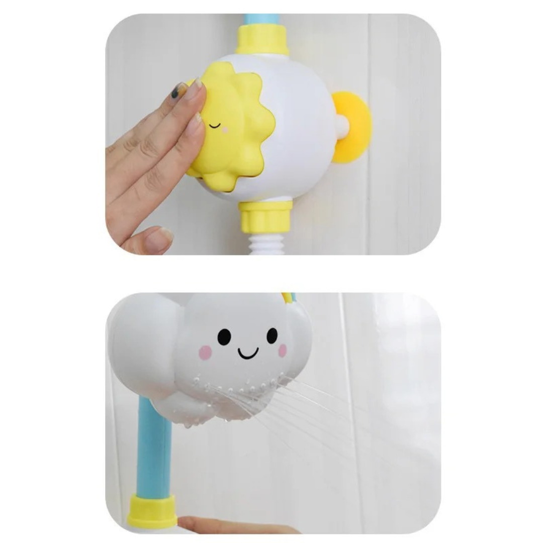 SunnySprinkle™ – Een vrolijke regenbui in het bad