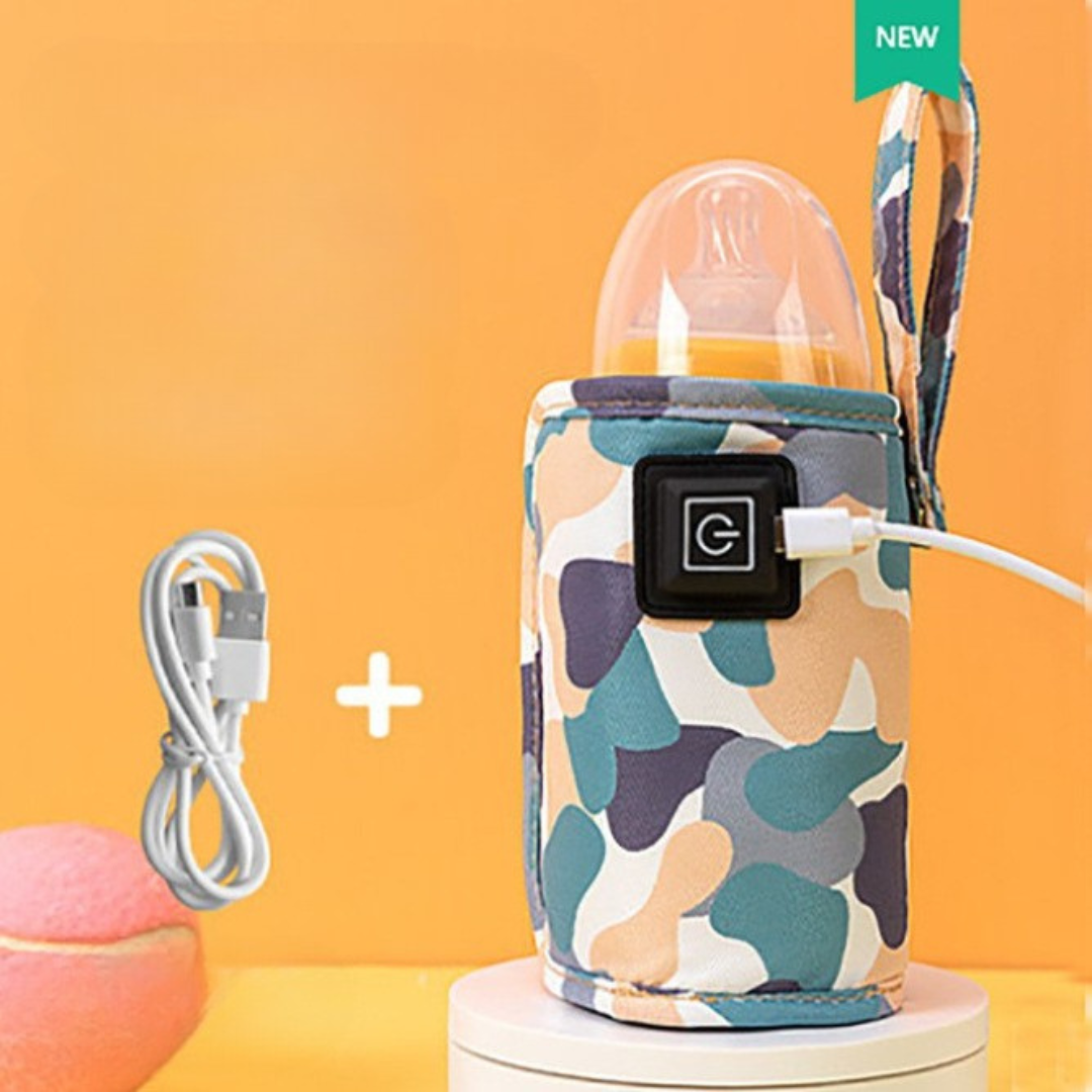 WarmEase™ – Draagbare Flessenwarmer met USB – Praktisch voor Onderweg