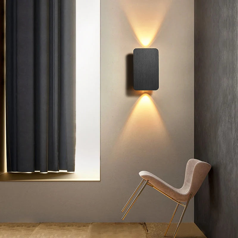 Uplis Wandlamp Binnen - Metaal, Modern Up-Down Verlichting 4