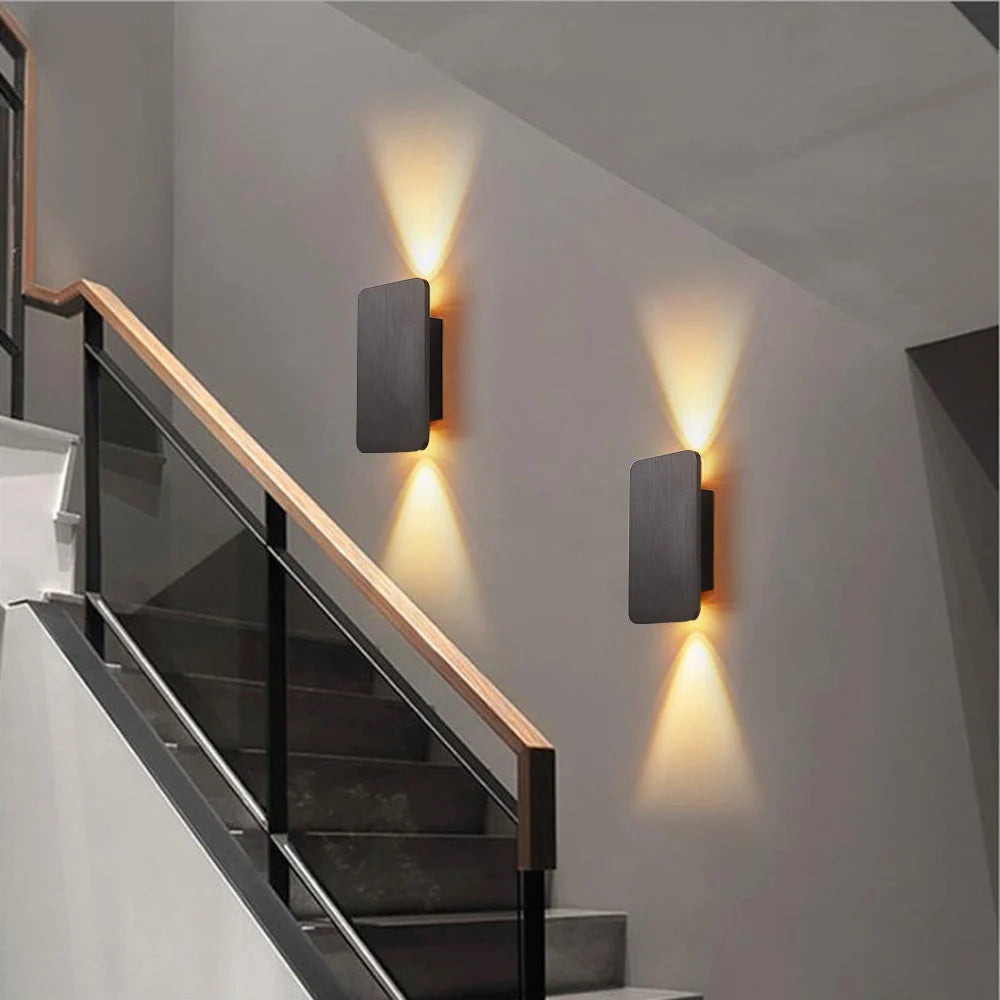 Uplis Wandlamp Binnen - Metaal, Modern Up-Down Verlichting 6
