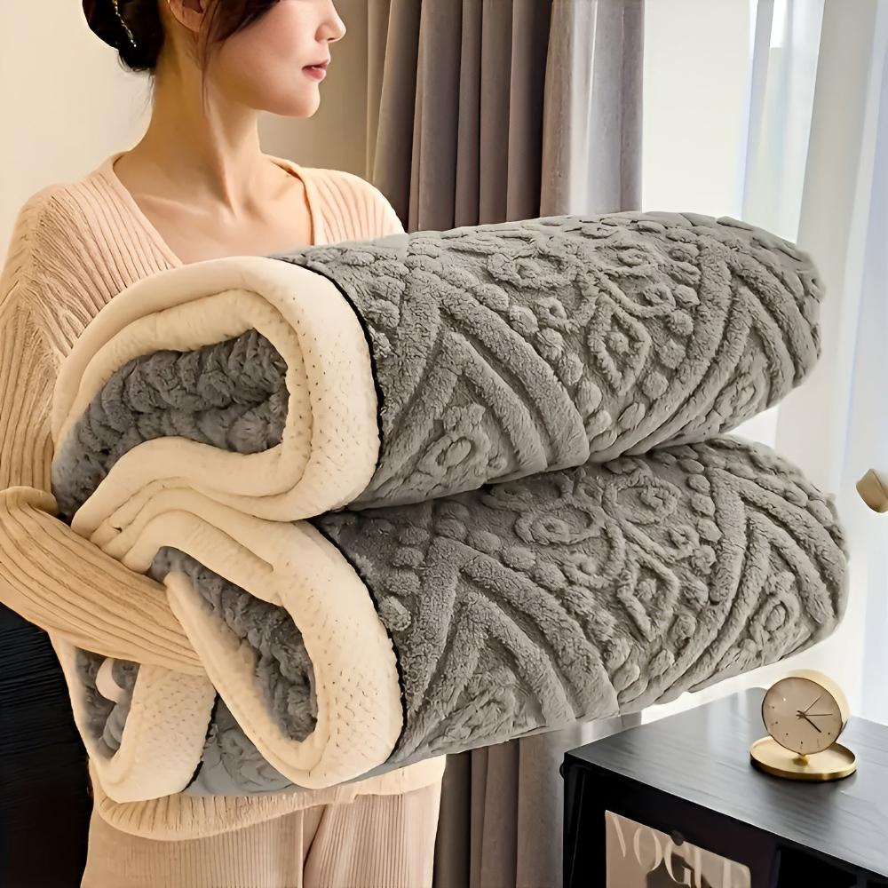 Vela Fleece Deken - Warm en Zacht met Mandala Patroon 10