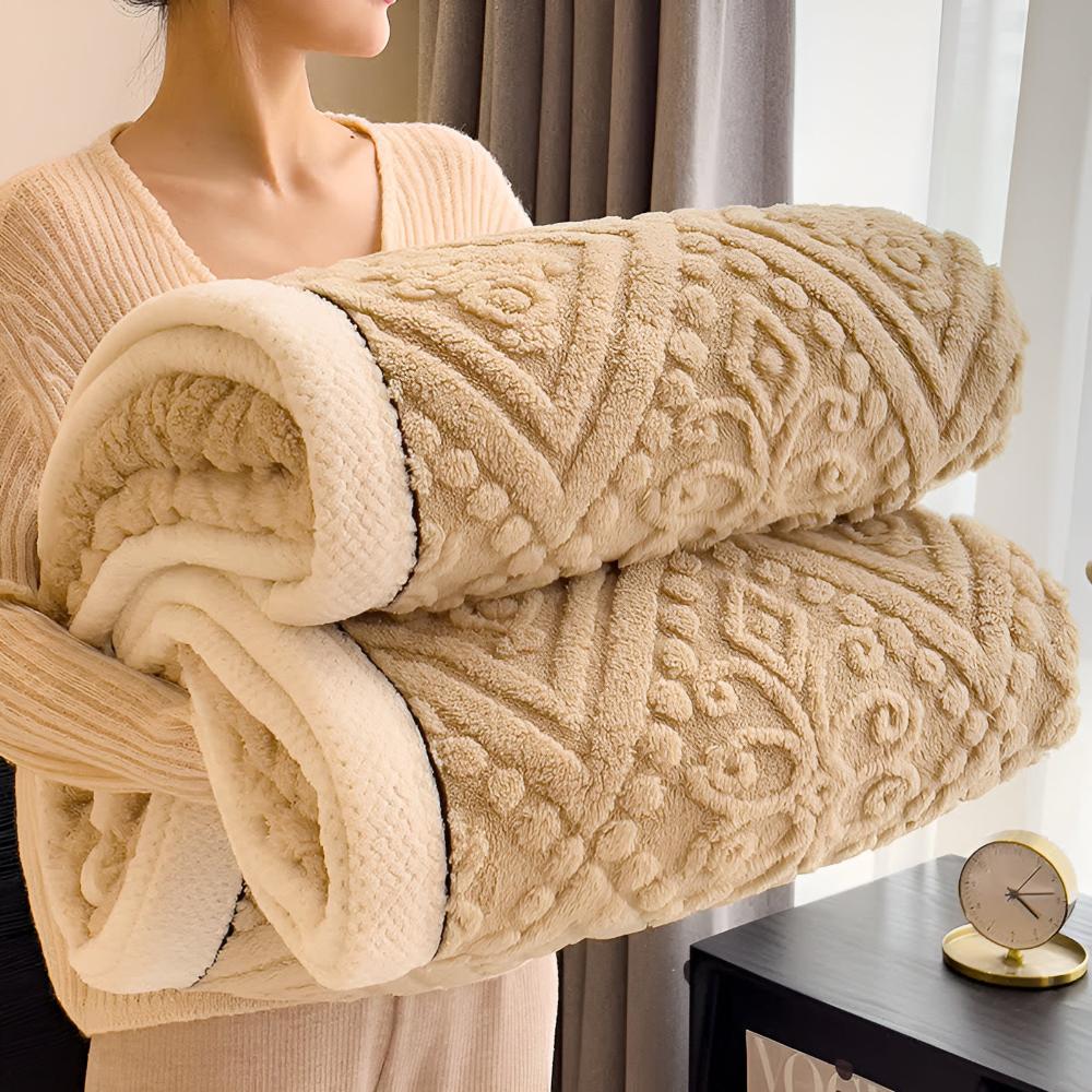 Vela Fleece Deken - Warm en Zacht met Mandala Patroon 11