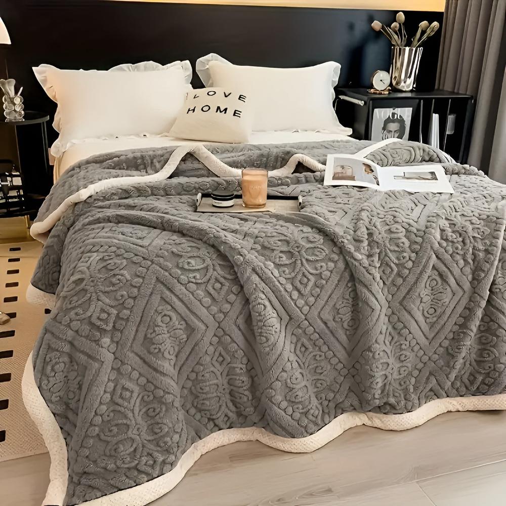 Vela Fleece Deken - Warm en Zacht met Mandala Patroon 3