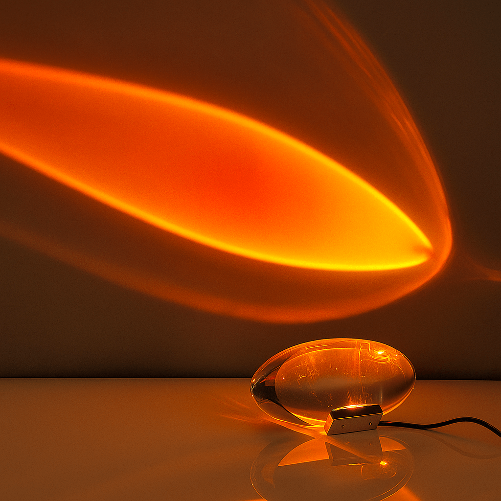 Vela Tafellamp - Transparant Glas, LED met Instelbare Helderheid 6