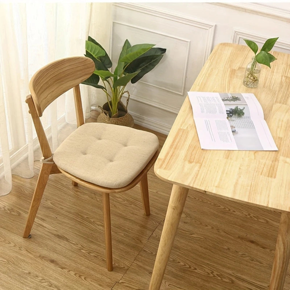 Vela Zen Luxe Stoelkussen - Duurzaam Microvezel, Minimalistisch Design 1