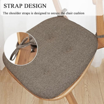 Vela Zen Luxe Stoelkussen - Duurzaam Microvezel, Minimalistisch Design 8