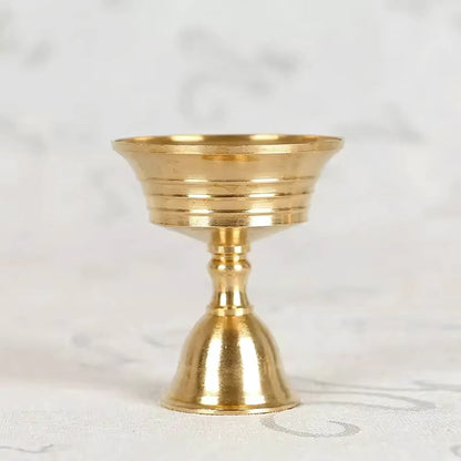 Vento Kandelaar - Hooggepolijst Koper, Vintage Goudkleurig Accent 0