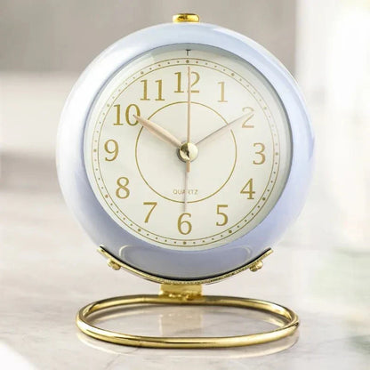 Vento Stille Wekker - Vintage Design met Nachtlampje 0