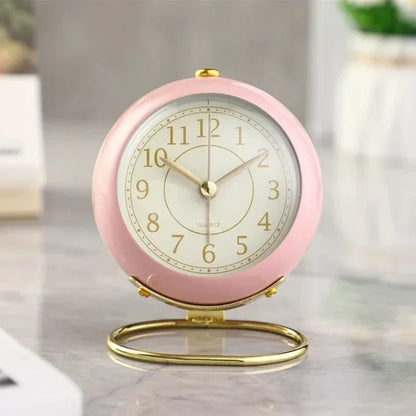 Vento Stille Wekker - Vintage Design met Nachtlampje 2