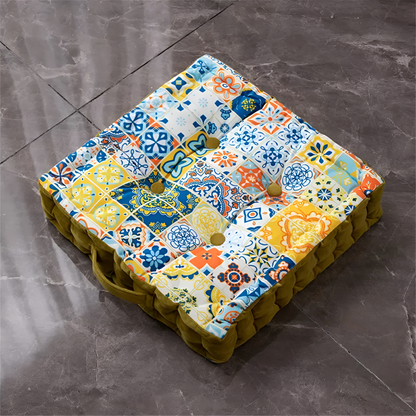 Vento Vloerkussen - Pluche Fluweel, Vintage Getuft 4