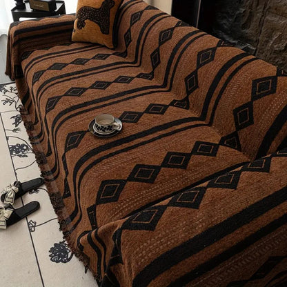 Vibe Tide Bankhoes - Microvezelmix, Boho Design voor Hoekbank 0