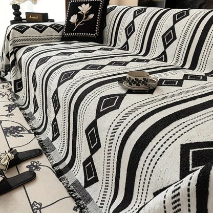Vibe Tide Bankhoes - Microvezelmix, Boho Design voor Hoekbank 1