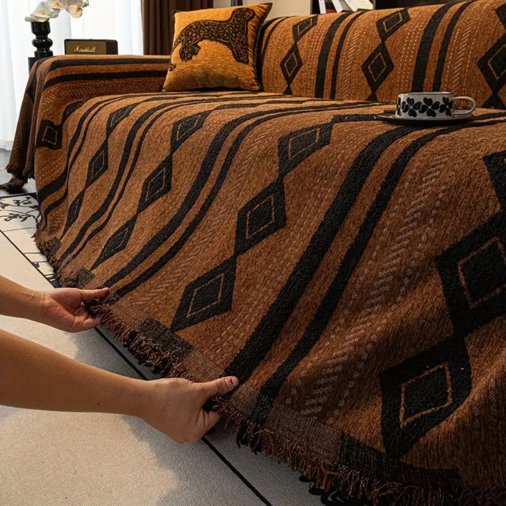 Vibe Tide Bankhoes - Microvezelmix, Boho Design voor Hoekbank 3