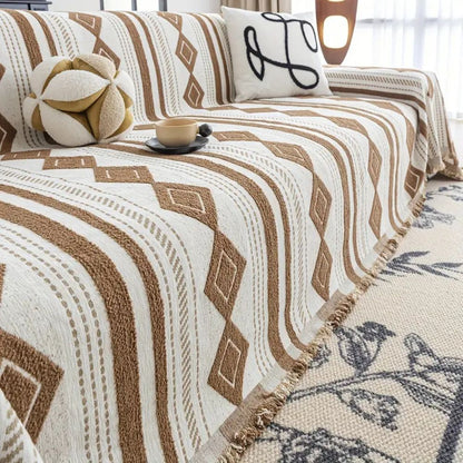 Vibe Tide Bankhoes - Microvezelmix, Boho Design voor Hoekbank 6
