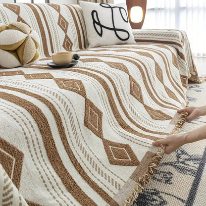 Vibe Tide Bankhoes - Microvezelmix, Boho Design voor Hoekbank 8