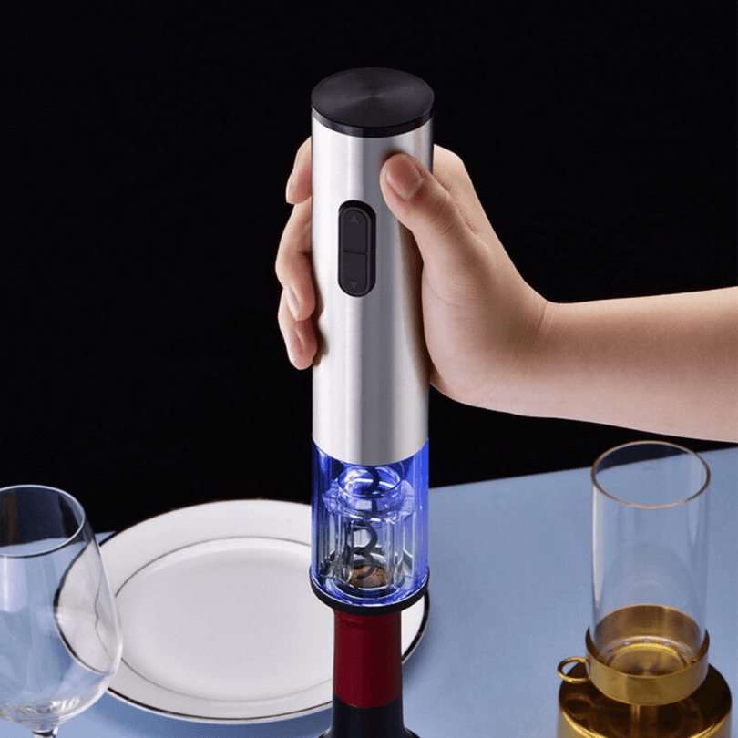 VinoLux Wijnopener Set - Elektrisch, 4-in-1 Functionaliteit 3