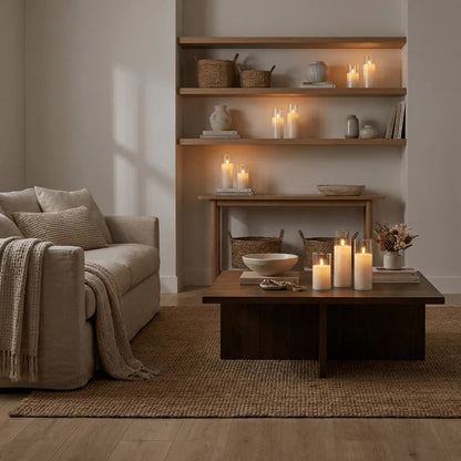 Viora LED Kaarsen Set - Vlamloos, Timerfunctie, Set van 9 Batterijgevoed 4