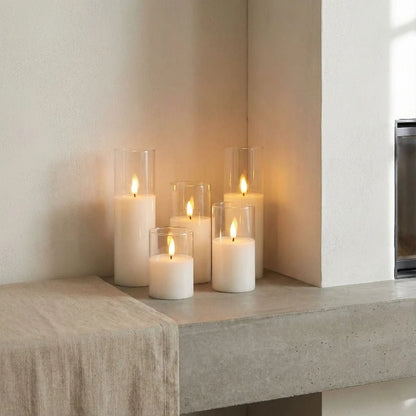 Viora LED Kaarsen Set - Vlamloos, Timerfunctie, Set van 9 Batterijgevoed 7