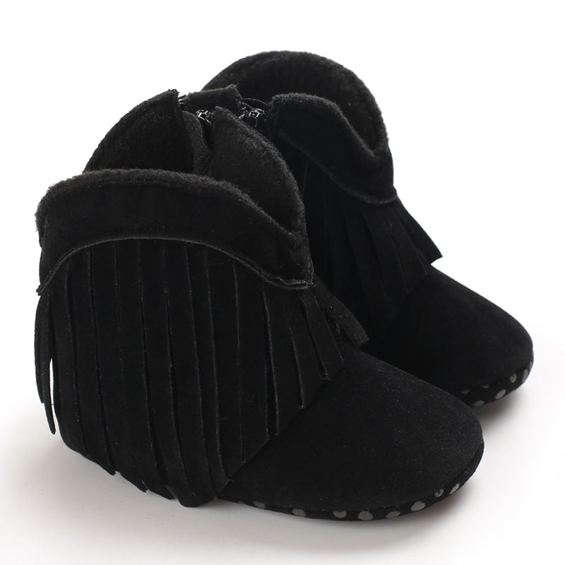 FringeTrail™ – Stoere Cowboylaarzen met Franjes – Meisjes Mode Laarzen