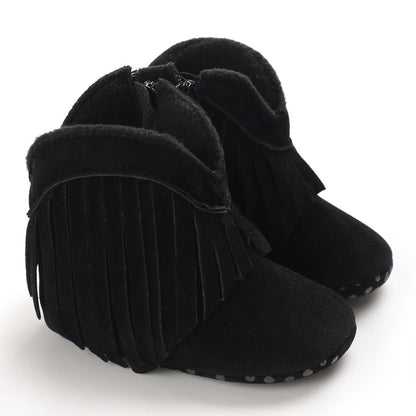 FringeTrail™ – Stoere Cowboylaarzen met Franjes – Meisjes Mode Laarzen