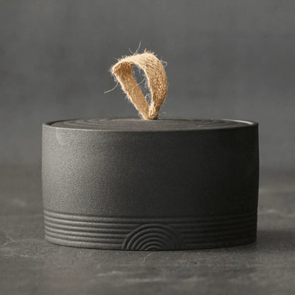 Wako Opbergpot - Japans Aardewerk met Henneptouw, Wabi-Sabi Design 8