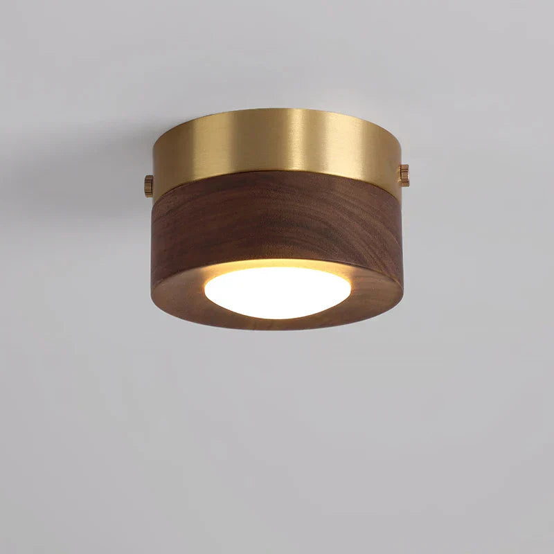 Waldon Plafondlamp - Walnoot, LED Verlichting voor Slaapkamer 1