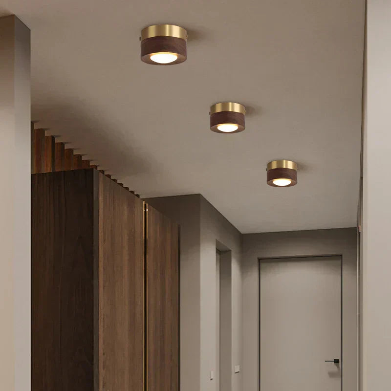 Waldon Plafondlamp - Walnoot, LED Verlichting voor Slaapkamer 3