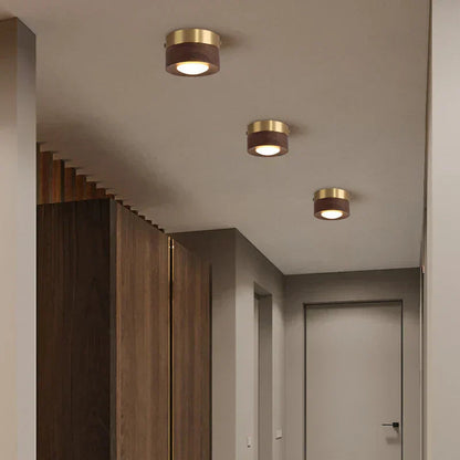 Waldon Plafondlamp - Walnoot, LED Verlichting voor Slaapkamer 3