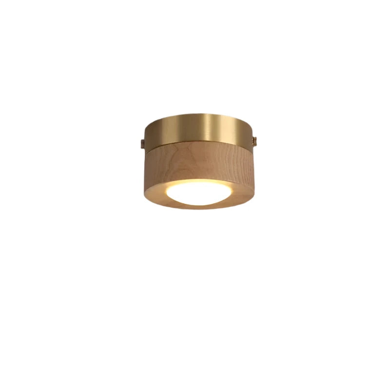 Waldon Plafondlamp - Walnoot, LED Verlichting voor Slaapkamer 6