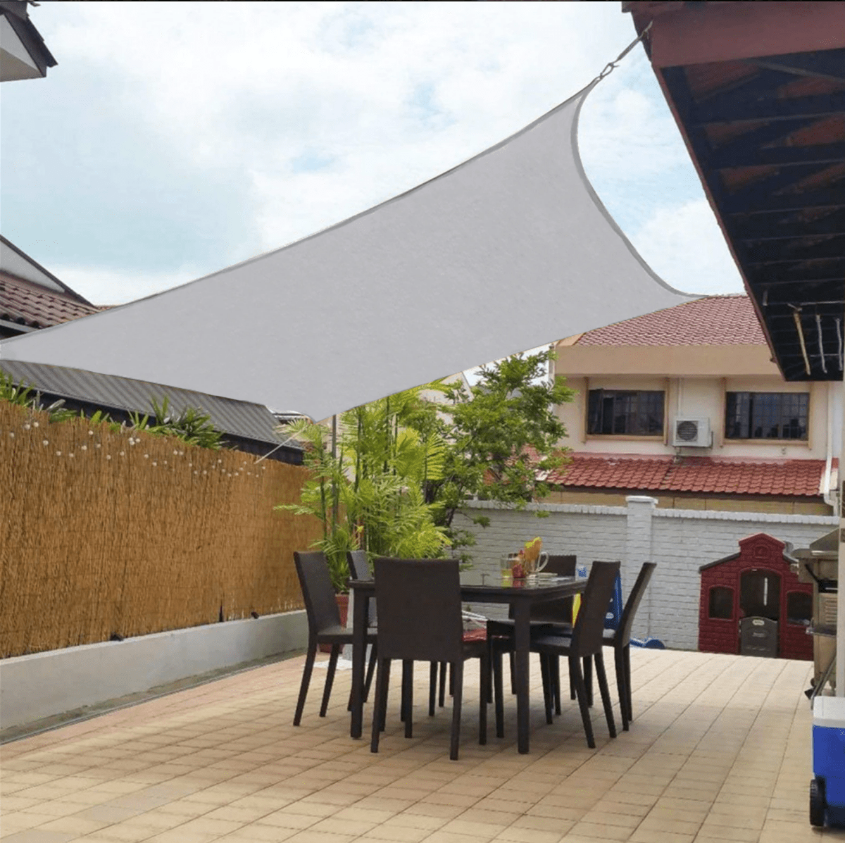 ShadeGuardPro™ – Waterafstotend Zonnedoek met UV-Bescherming – Balkon &amp; Tuin Schaduw