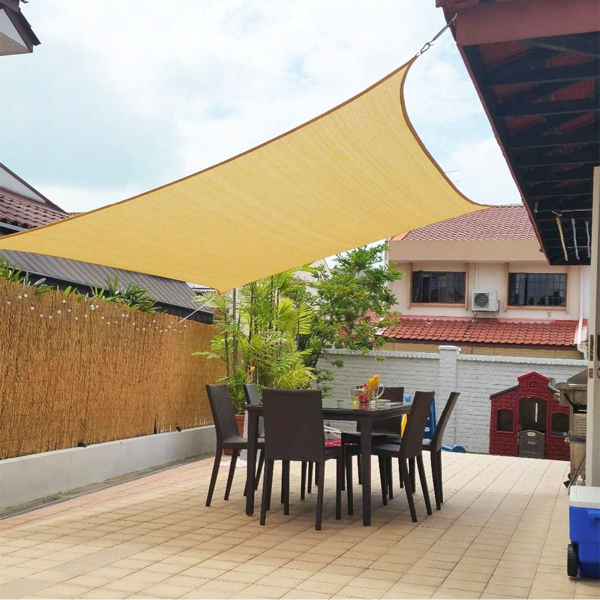 ShadeGuardPro™ – Waterafstotend Zonnedoek met UV-Bescherming – Balkon &amp; Tuin Schaduw