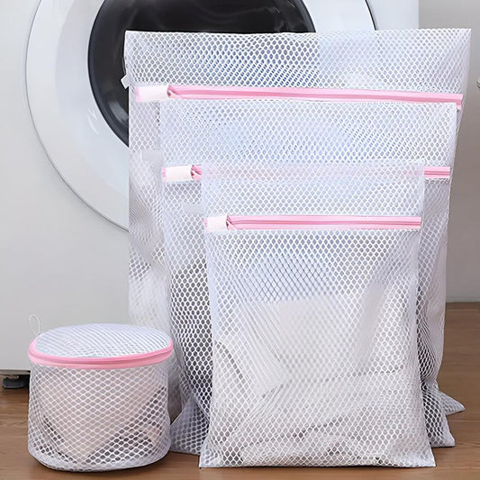 Wexa Waszakken Set - Mesh met Ritssluiting, Duurzaam en Beschermend 0