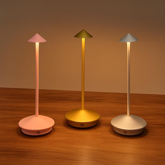 TouchGlowLite™ – Dimbare LED Tafellamp met Touch – Draadloos Oplaadbare Sfeerlamp