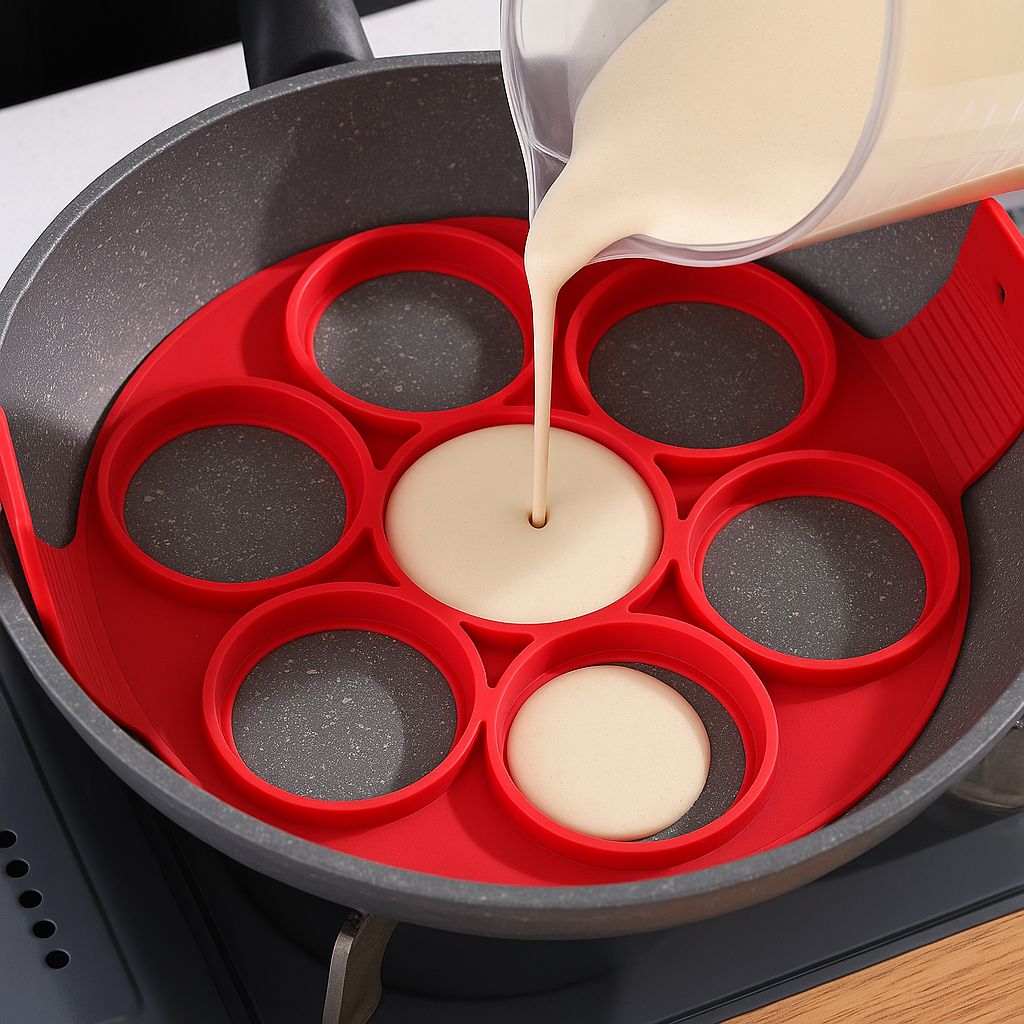 RoundMold™ – Siliconen Bakring – Perfecte Pfannkuchen en Eivorm