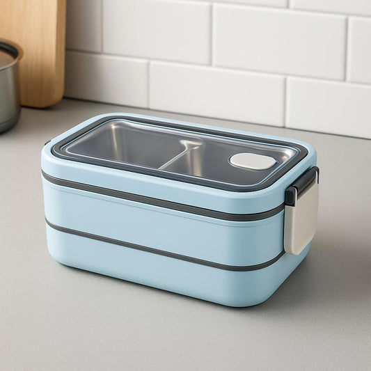 LunchNest™ – Bento Lunchbox met RVS Inzet – Lekvrije Maaltijdbox