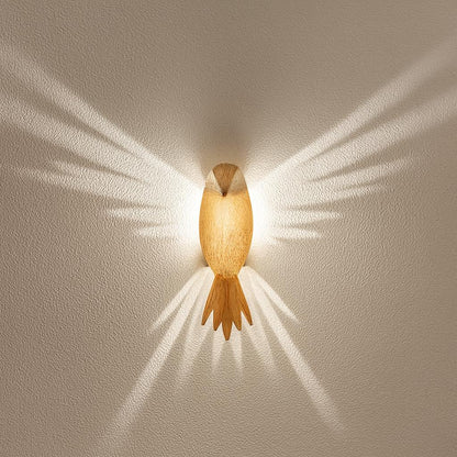 WingGlowBird™ – LED Wandlamp Vogel Design – 3D Vleugelprojectie Licht