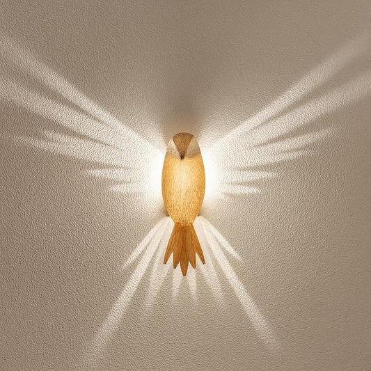 WingGlowBird™ – LED Wandlamp Vogel Design – 3D Vleugelprojectie Licht