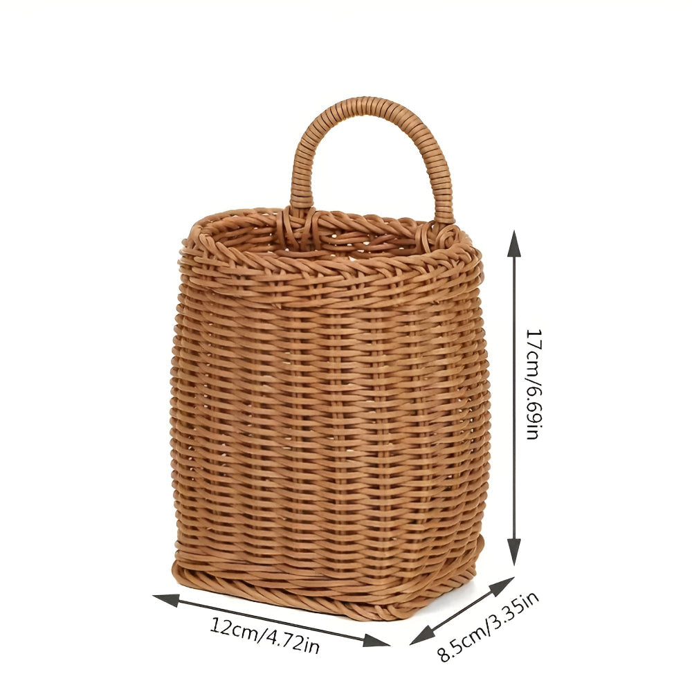 Winta Opbergmand - Lichtgewicht Microvezelmix met Rotan Look 0