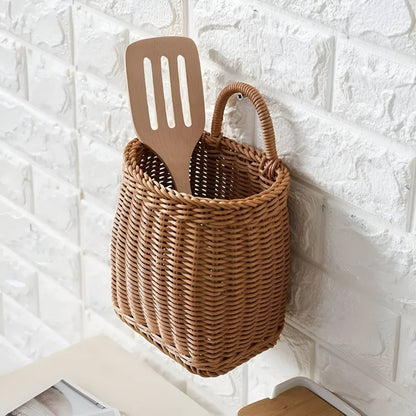 Winta Opbergmand - Lichtgewicht Microvezelmix met Rotan Look 3