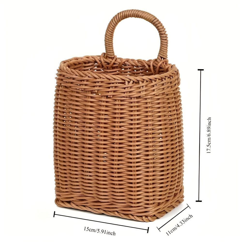 Winta Opbergmand - Lichtgewicht Microvezelmix met Rotan Look 5