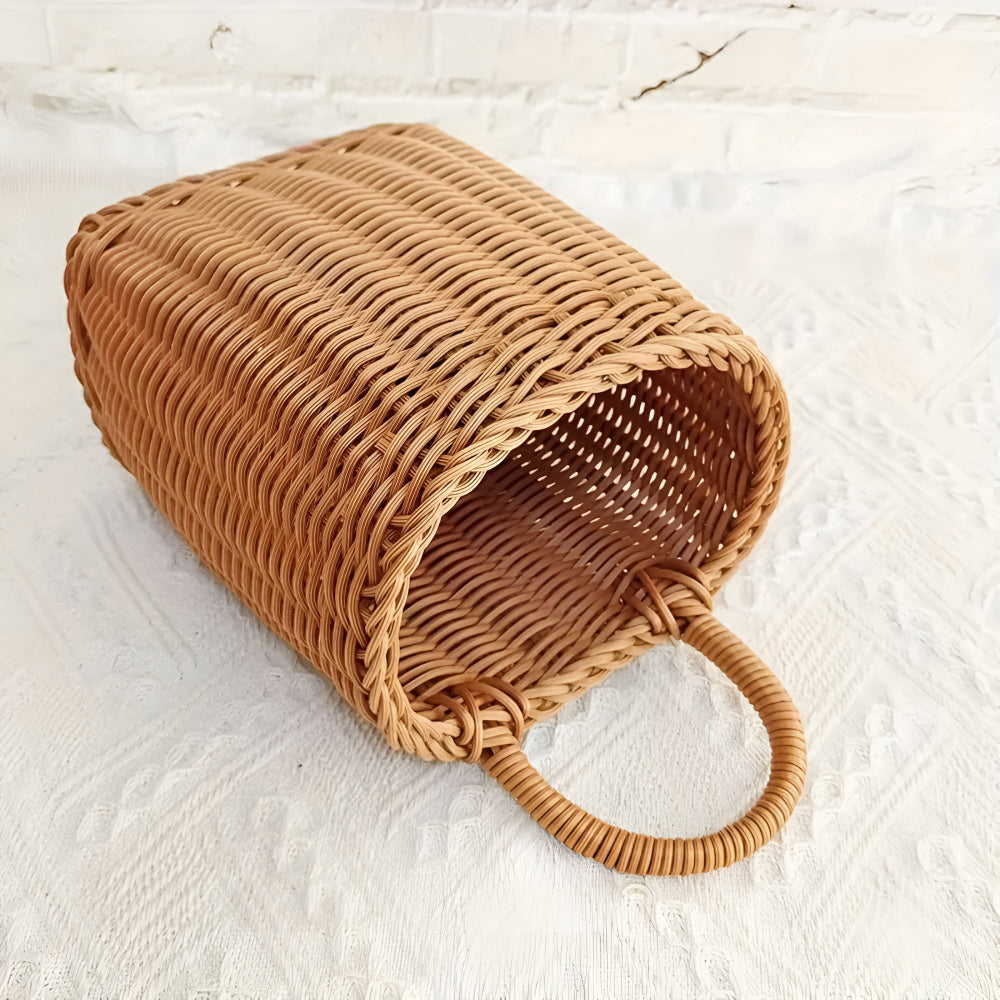 Winta Opbergmand - Lichtgewicht Microvezelmix met Rotan Look 7