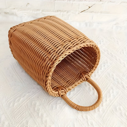 Winta Opbergmand - Lichtgewicht Microvezelmix met Rotan Look 7