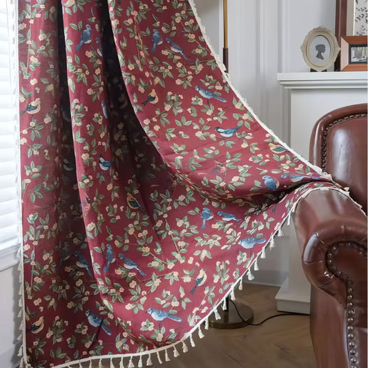 Wisteria Weave Gordijn - Jacquard, Semi-Schaduwrijk Raamdecoratie 0