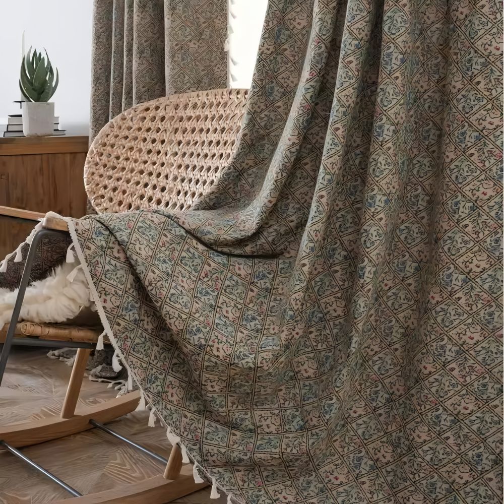Wisteria Weave Gordijn - Jacquard, Semi-Schaduwrijk Raamdecoratie 5